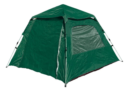 Carpa Auto armable Para 6 Personas Dakota Automática 240x240x154cm Color Verde